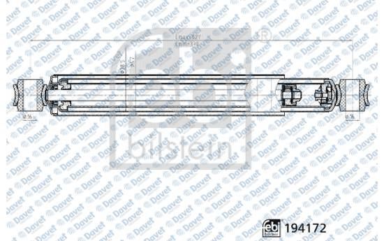 FEBI 194172 Arka Amortisor Yagli Mitsubishi L200 Pick Up 86>06
